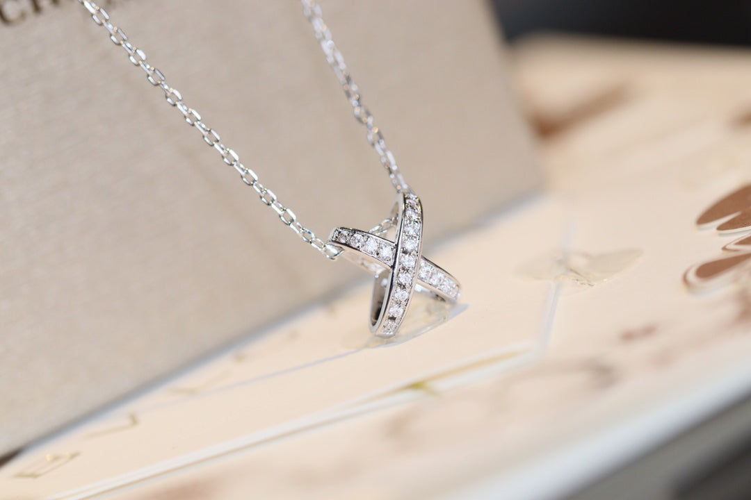 [Cadisa]JEUX DE DIAMOND NECKLACE