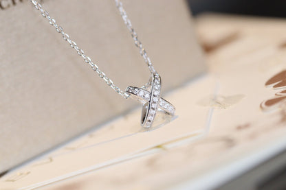 [Cadisa]JEUX DE DIAMOND NECKLACE