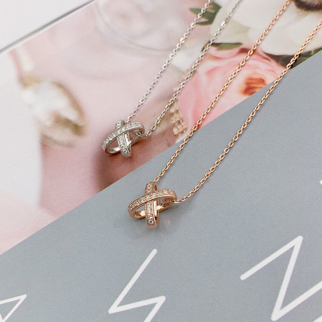 [Cadisa]JEUX DE DIAMOND NECKLACE