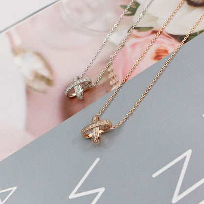[Cadisa]JEUX DE DIAMOND NECKLACE