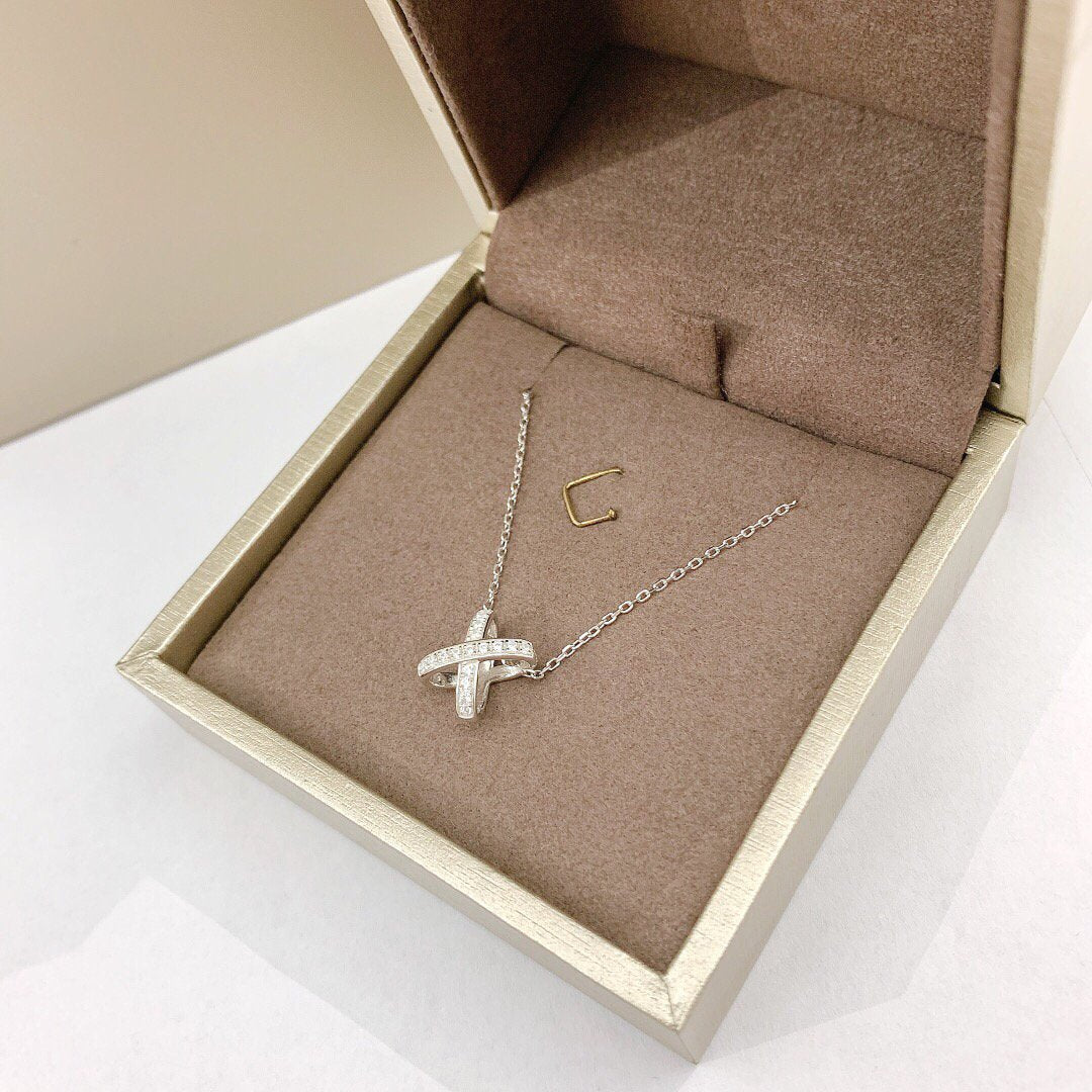[Cadisa]JEUX DE DIAMOND NECKLACE