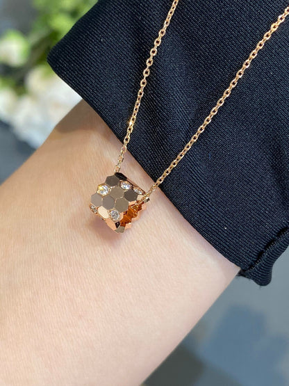 [Cadisa]BEE LOVE DIAMOND NECKLACE