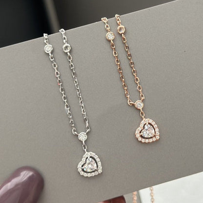 [Cadisa]JOY HEART DIAMOND NECKLACE