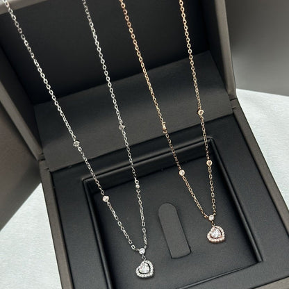 [Cadisa]JOY HEART DIAMOND NECKLACE