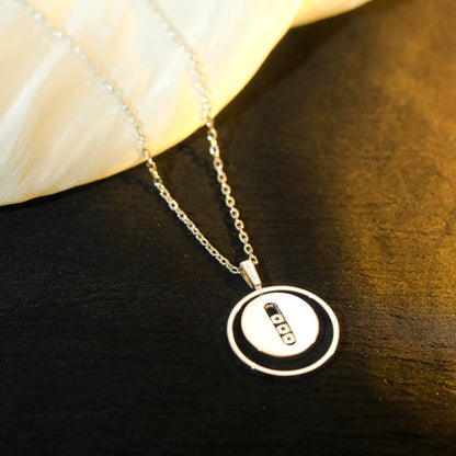 [Cadisa]LUCKY MOVE MM SILVER DIAMOND NECKLACE
