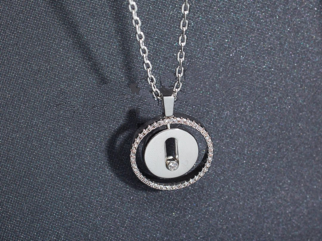 [Cadisa]LUCKY MOVE PM NECKLACE SILVER DIAMOND
