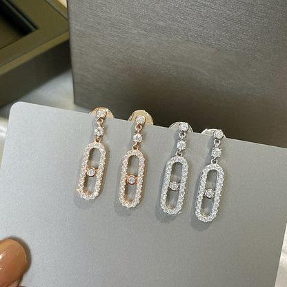 [Cadisa]DORMEUSES MOVE UNO DIAMOND EARRINGS