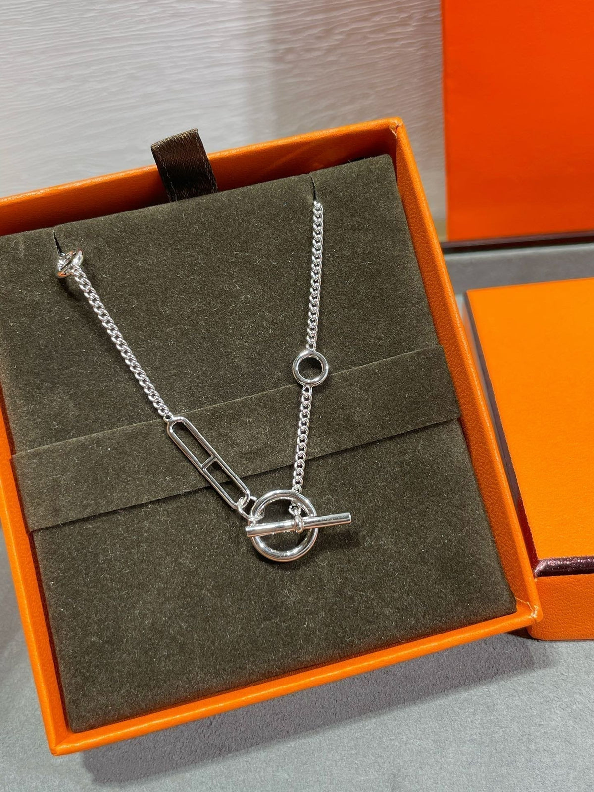 [Cadisa]HM STERLING CHAINE D'ANCRE HEART