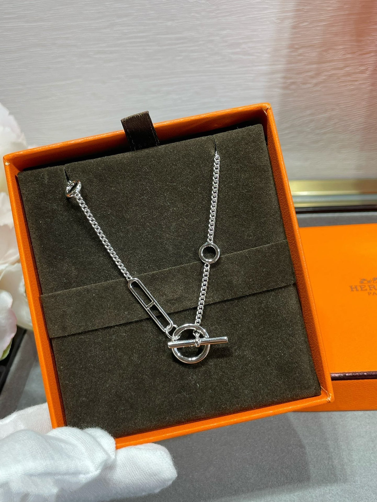[Cadisa]HM STERLING CHAINE D'ANCRE HEART