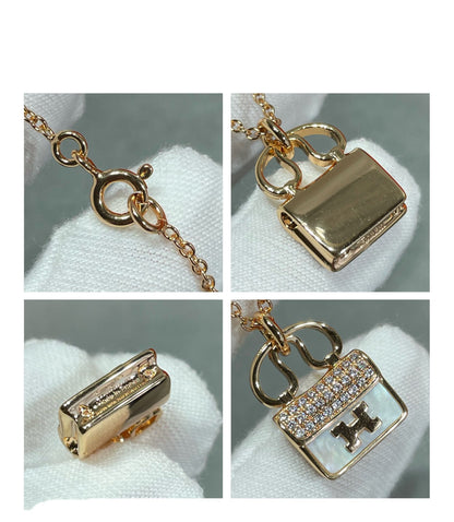 [Cadisa]H CIRCE MOISSANITE PENDANT NECKLACE GOLD