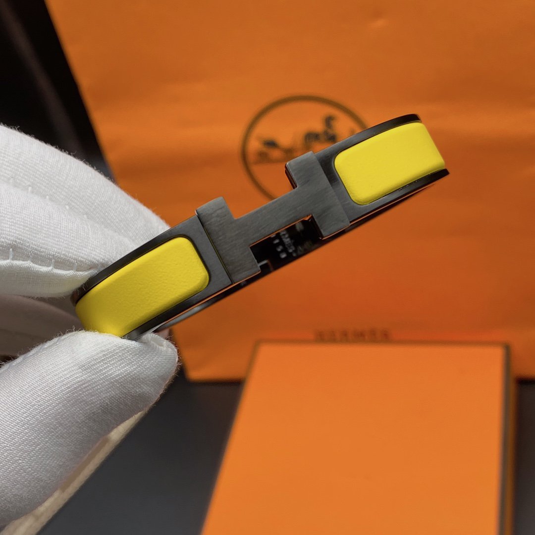[Cadisa]CLIC HM SO BLACK YELLOW BRACELET