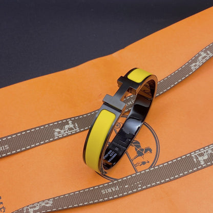 [Cadisa]CLIC HM SO BLACK YELLOW BRACELET