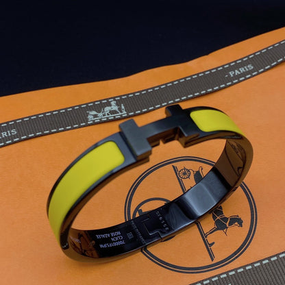 [Cadisa]CLIC HM SO BLACK YELLOW BRACELET