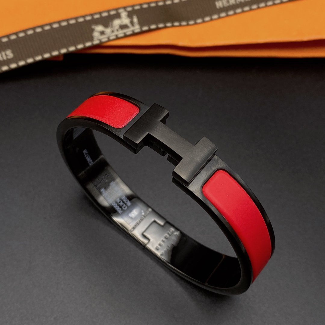 [Cadisa]CLIC HM SO BLACK RED BRACELET