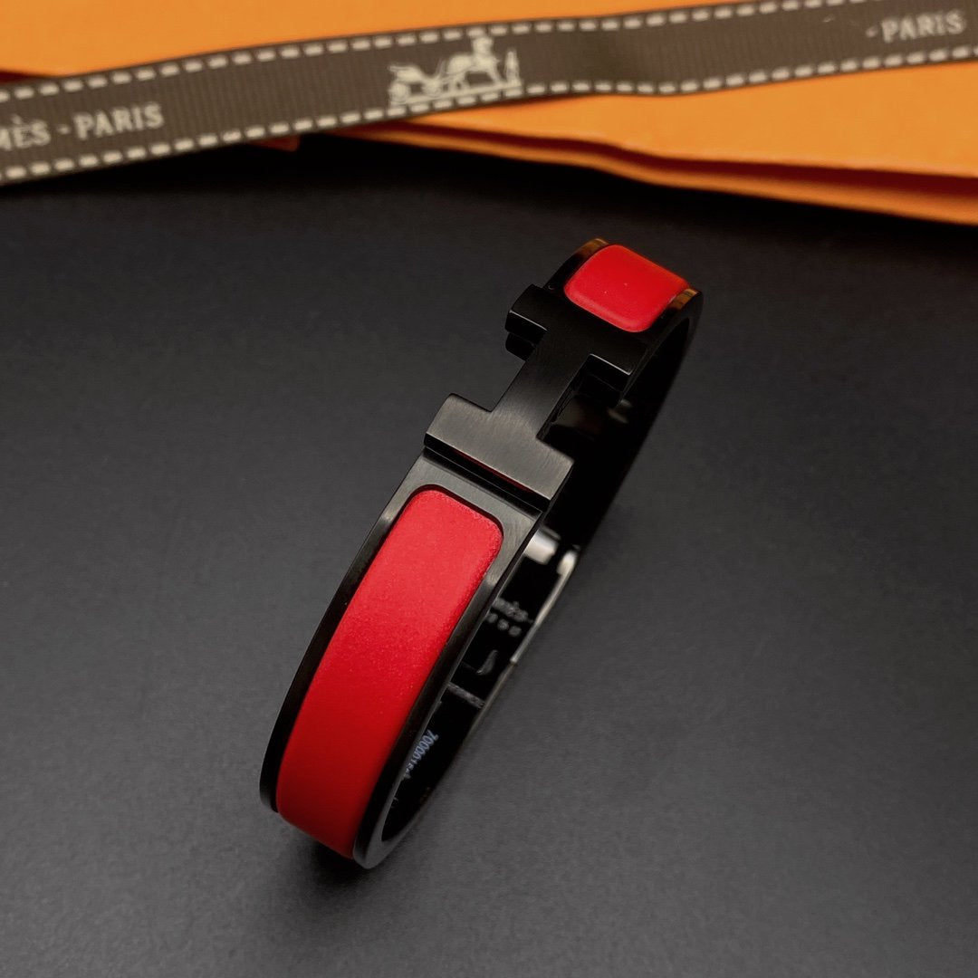 [Cadisa]CLIC HM SO BLACK RED BRACELET