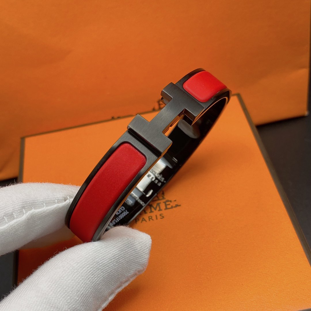 [Cadisa]CLIC HM SO BLACK RED BRACELET