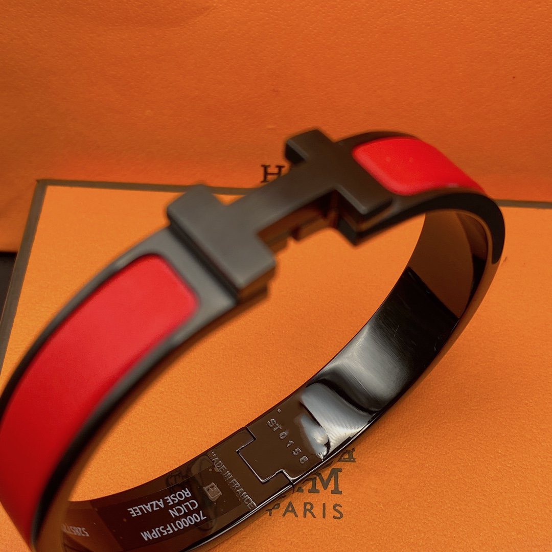 [Cadisa]CLIC HM SO BLACK RED BRACELET