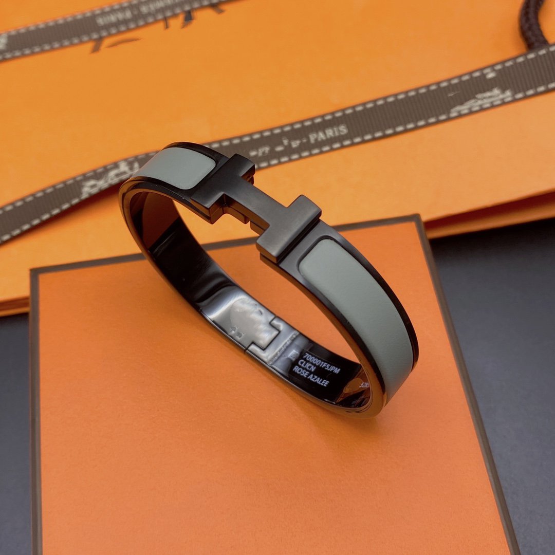 [Cadisa]CLIC HM SO BLACK GREY BRACELET
