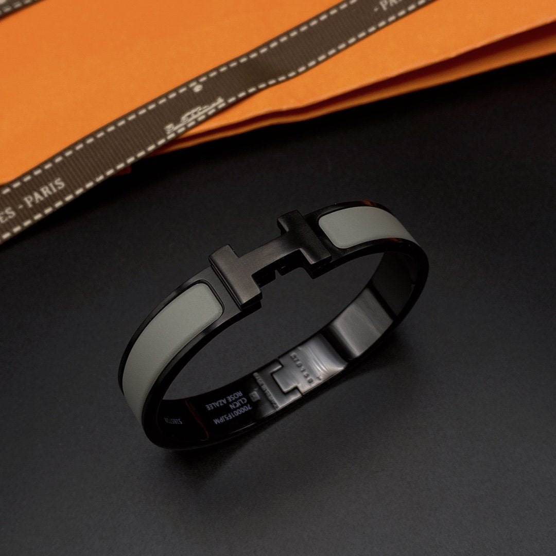 [Cadisa]CLIC HM SO BLACK GREY BRACELET