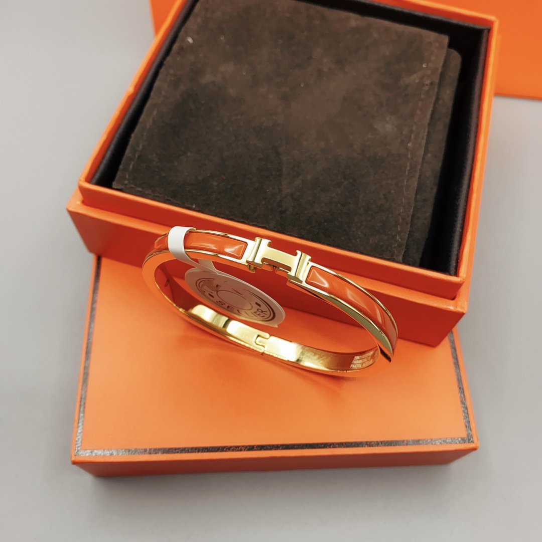 [Cadisa]CLASSIC HM CLIC RED 8MM ENAMEL BRACELET