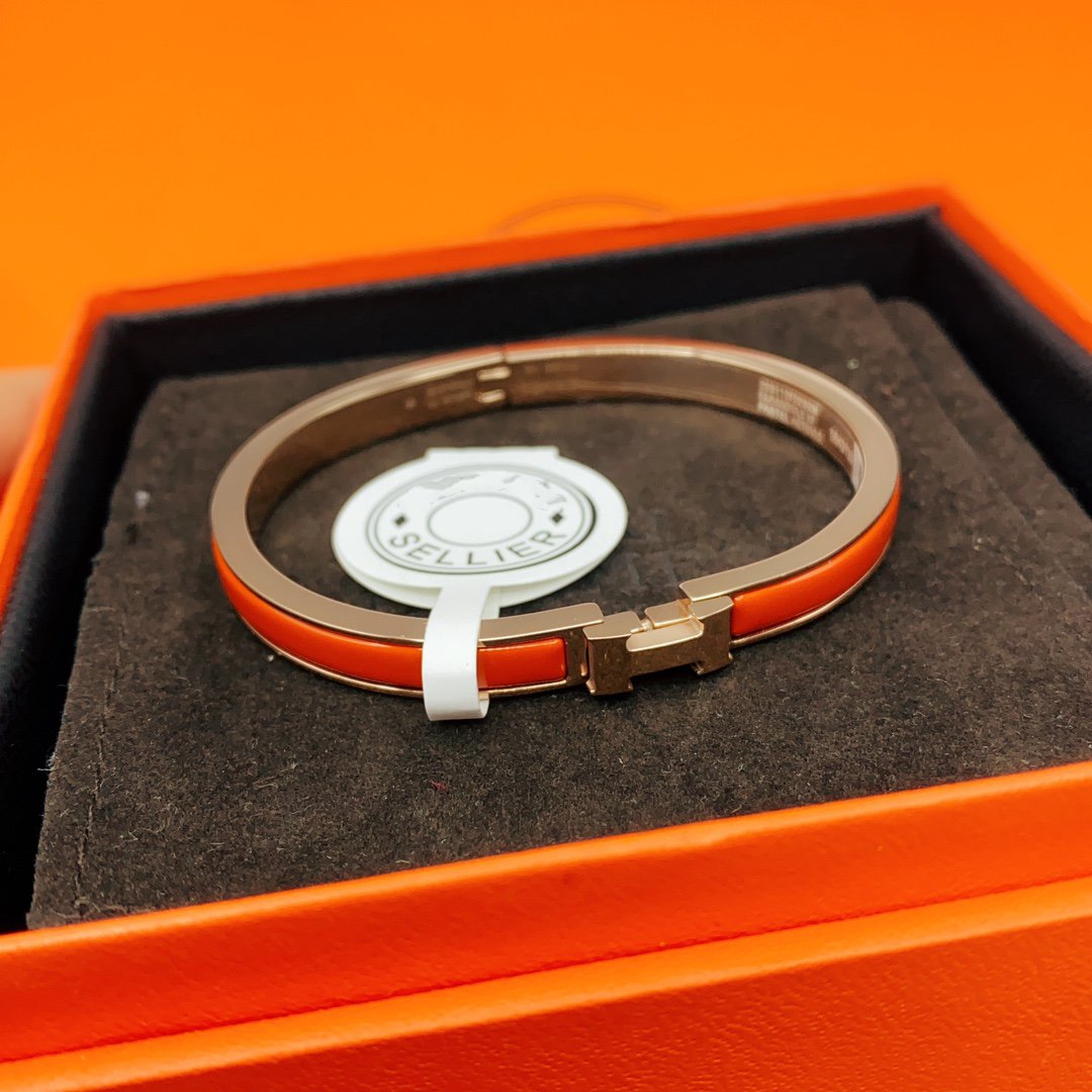 [Cadisa]CLASSIC HM CLIC RED 8MM ENAMEL BRACELET