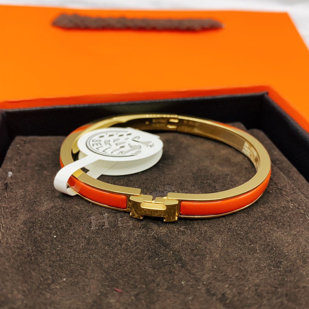 [Cadisa]CLASSIC HM CLIC RED 8MM ENAMEL BRACELET