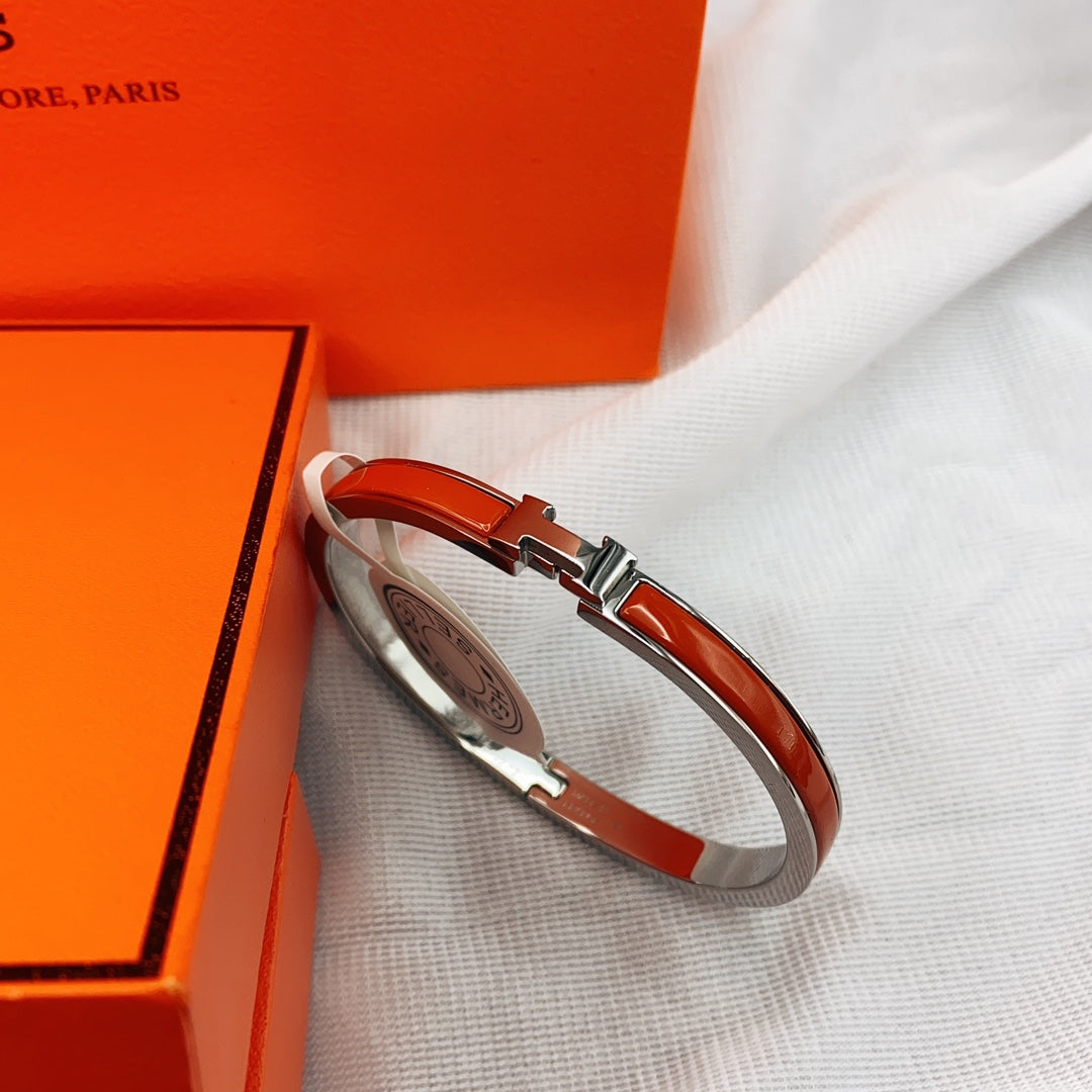 [Cadisa]CLASSIC HM CLIC RED 8MM ENAMEL BRACELET