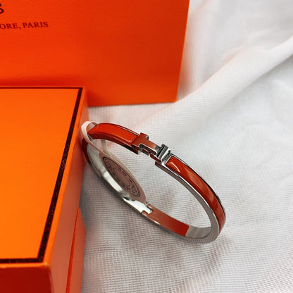 [Cadisa]CLASSIC HM CLIC RED 8MM ENAMEL BRACELET