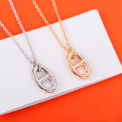 [Cadisa]HM PIG NOSE NECKLACE