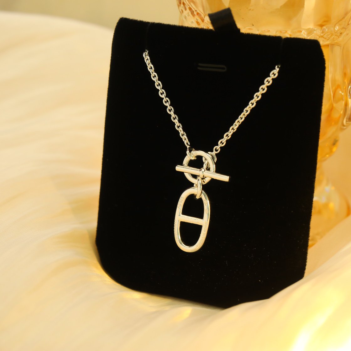 [Cadisa]HM CHAINE D'ANCRE PENDANT NECKLACE STERLING SILVER
