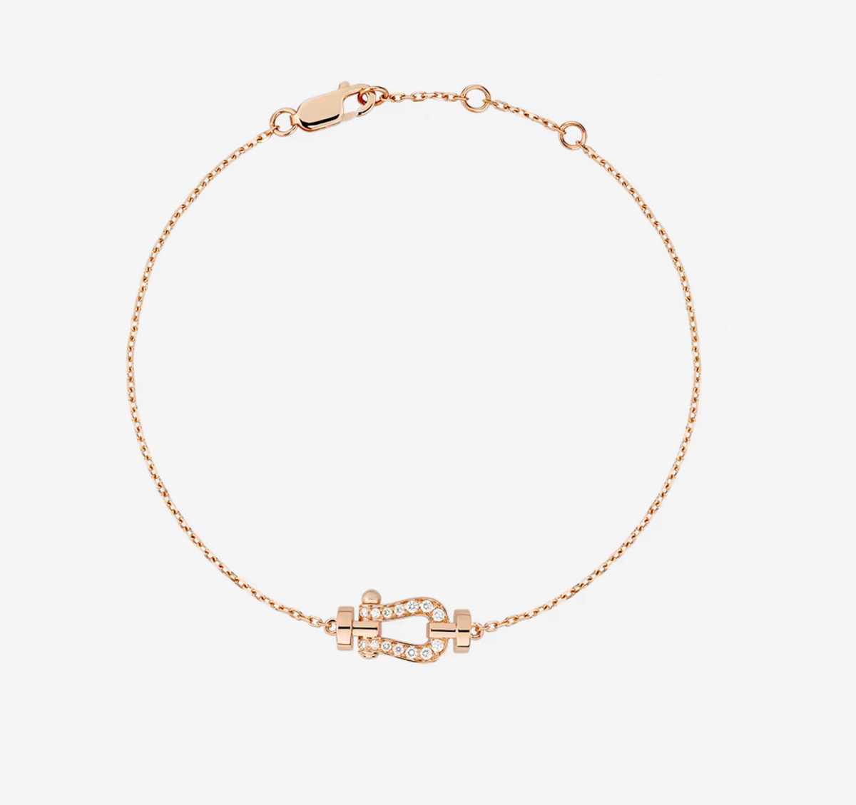 [Cadisa]FORCE 10 FULL DIAMOND BUCKLE CHAIN LINK MINI MODEL