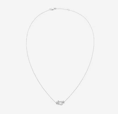 [Cadisa]FORCE 10 DIAMOND SILVER NECKLACE MINI MODEL