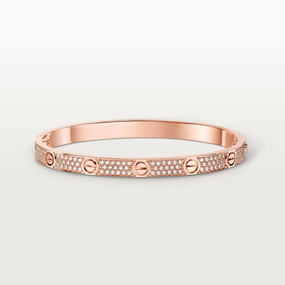 [Cadisa] LOVE BRACELET 4.8MM DIAMOND-PAVED