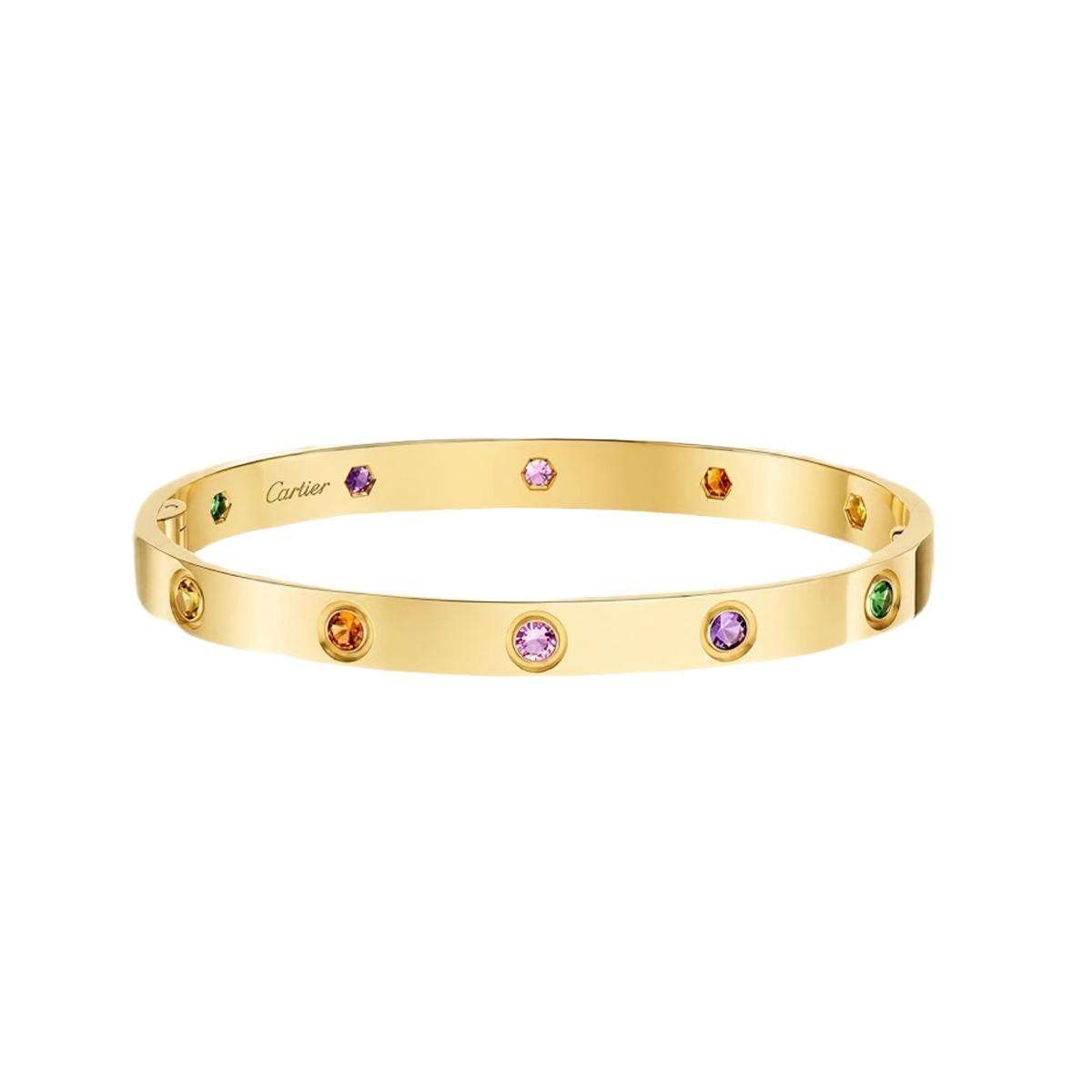 [Cadisa]2026 RAINBOW LOVE BRACELET 6.1MM  10 DIAMONDS