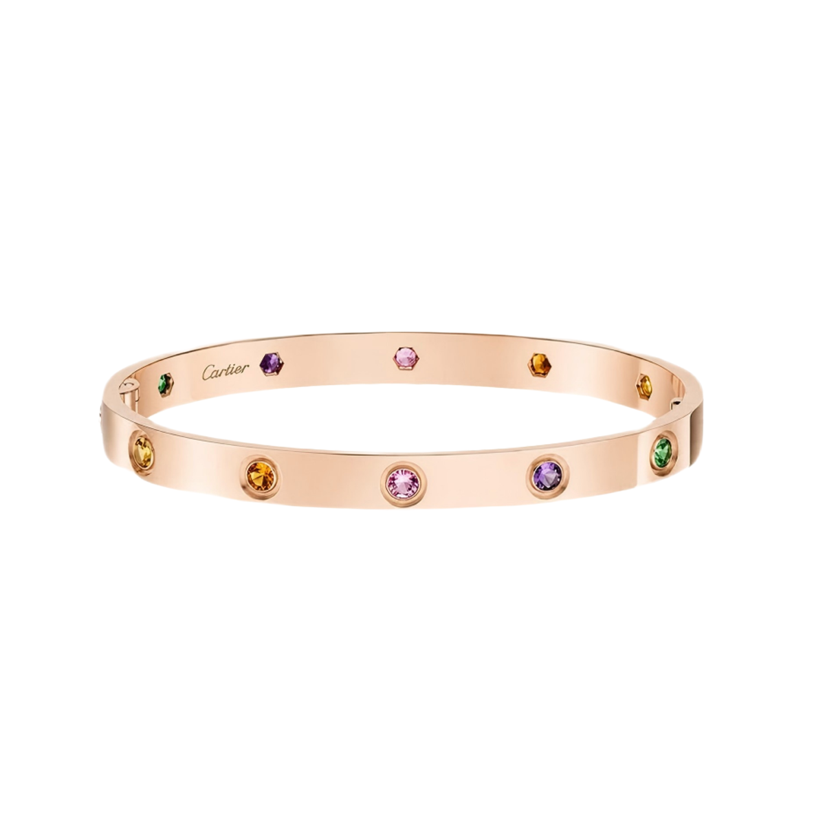 [Cadisa]2026 RAINBOW LOVE BRACELET 6.1MM  10 DIAMONDS