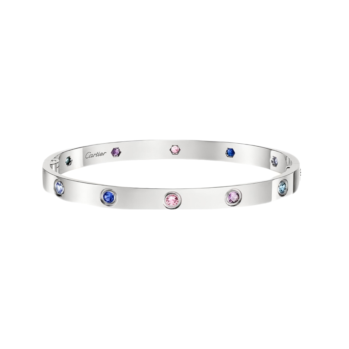 [Cadisa]2026 RAINBOW LOVE BRACELET 6.1MM  10 DIAMONDS