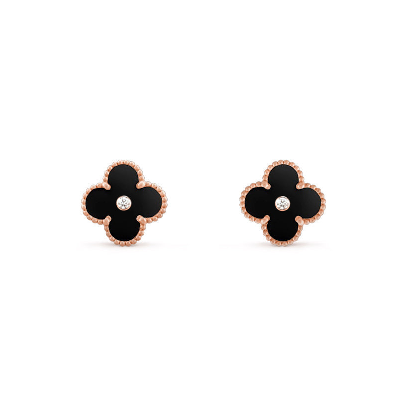 [Cadisa]CLOVER  15MM DIAMOND EARRINGS COLLECTION