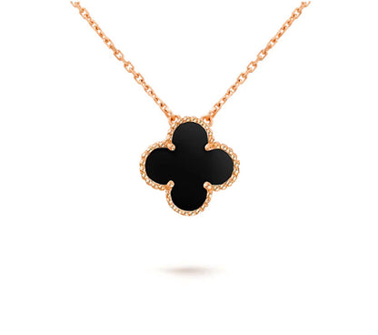 [Cadisa]CLOVER 15MM SINGLE FLOWER NECKLACE COLLECTION