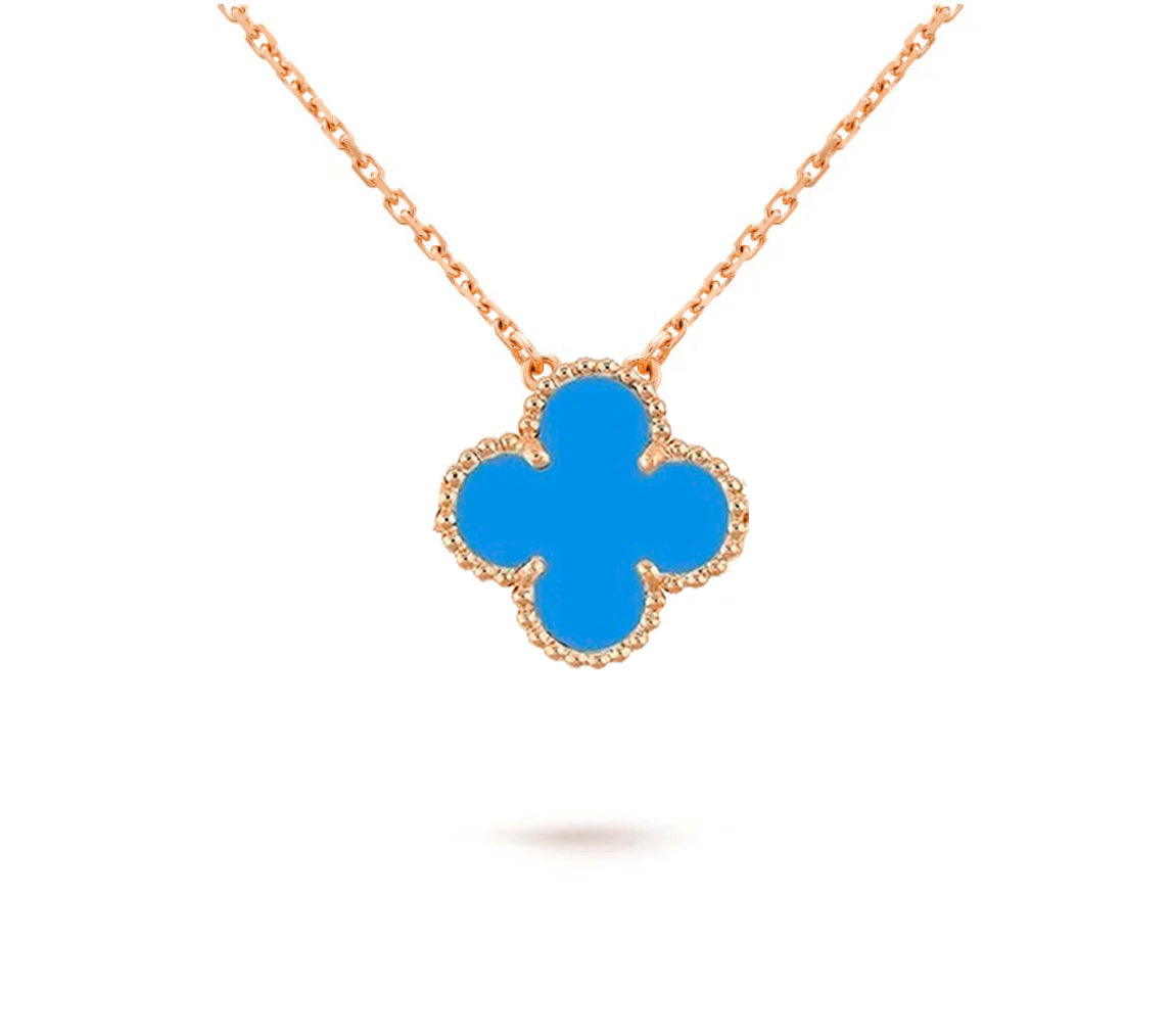 [Cadisa]CLOVER 15MM SINGLE FLOWER NECKLACE COLLECTION