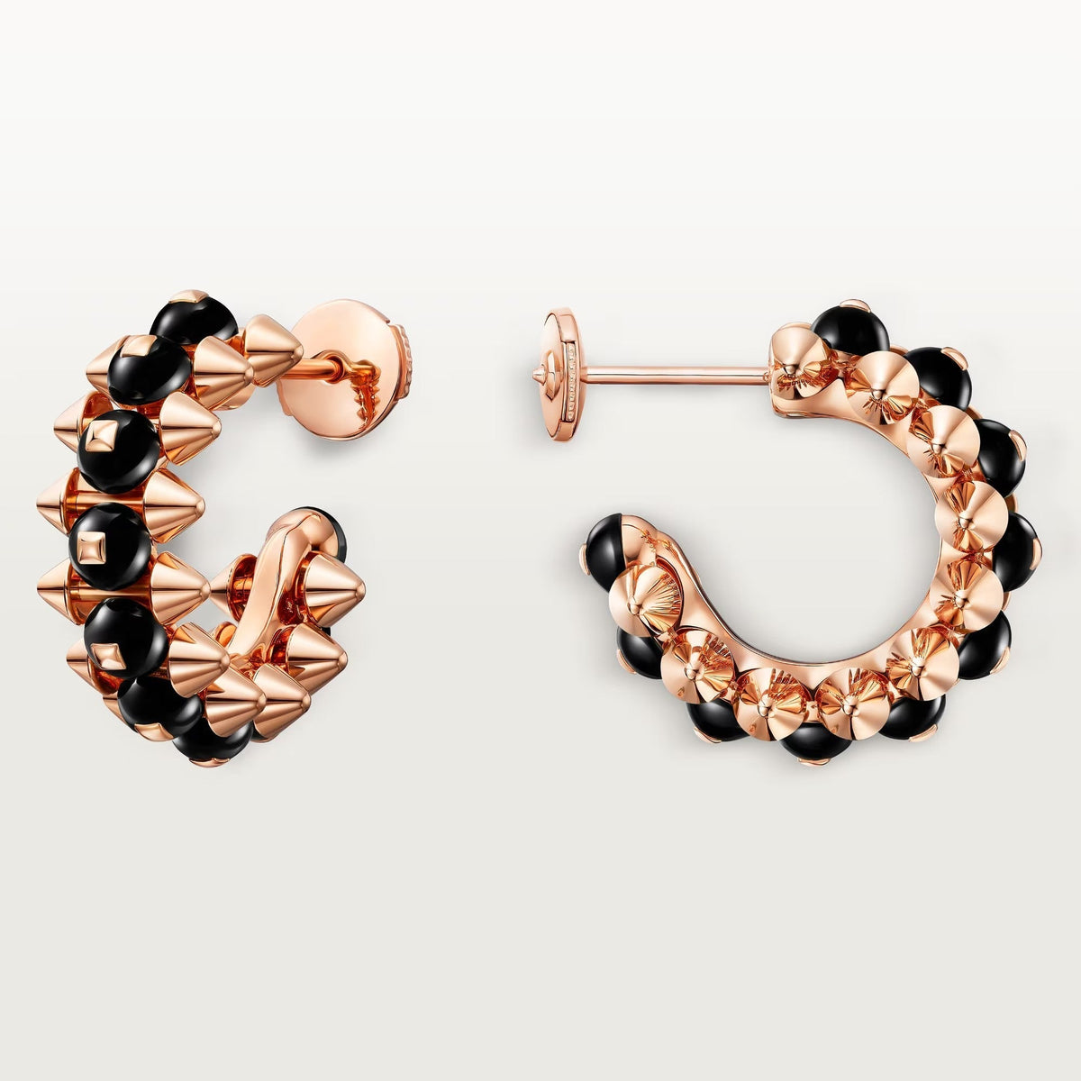 [Cadisa] CLASH 7.9MM AGATE CHALCEDONY EARRINGS