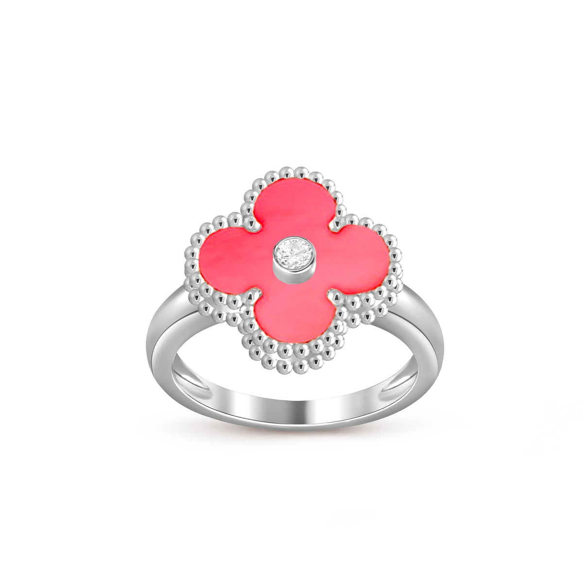 [Cadisa]CLOVER SILVER DIOMND RING COLLECTION