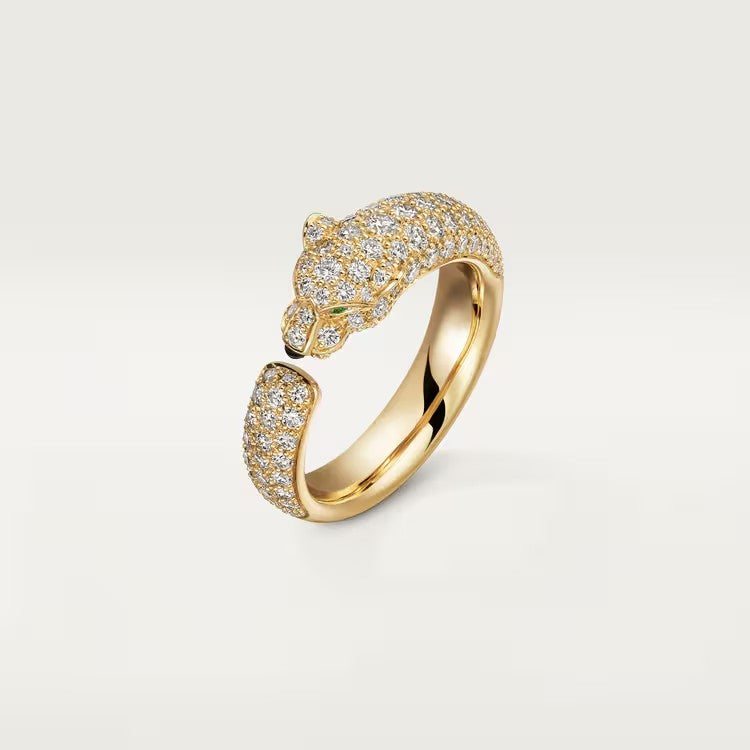 [Cadisa] PANTHERE FULL DIAMOND SMALL RING