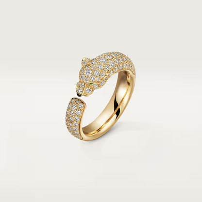 [Cadisa] PANTHERE FULL DIAMOND SMALL RING