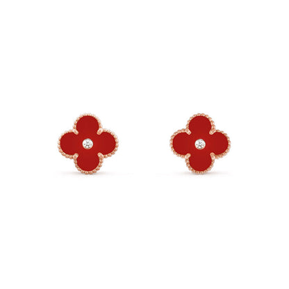[Cadisa]CLOVER  15MM DIAMOND EARRINGS COLLECTION