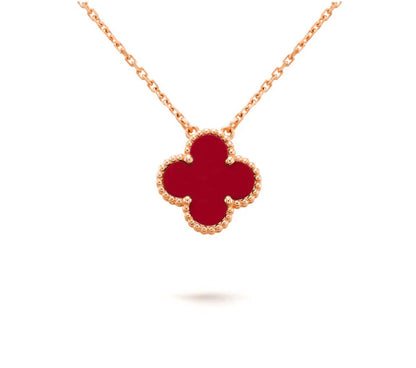 [Cadisa]CLOVER 15MM SINGLE FLOWER NECKLACE COLLECTION