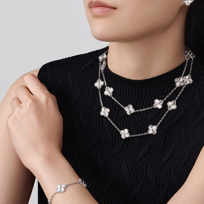 [Cadisa]CLOVER 20 MOTIFS DIAMOND SILVER