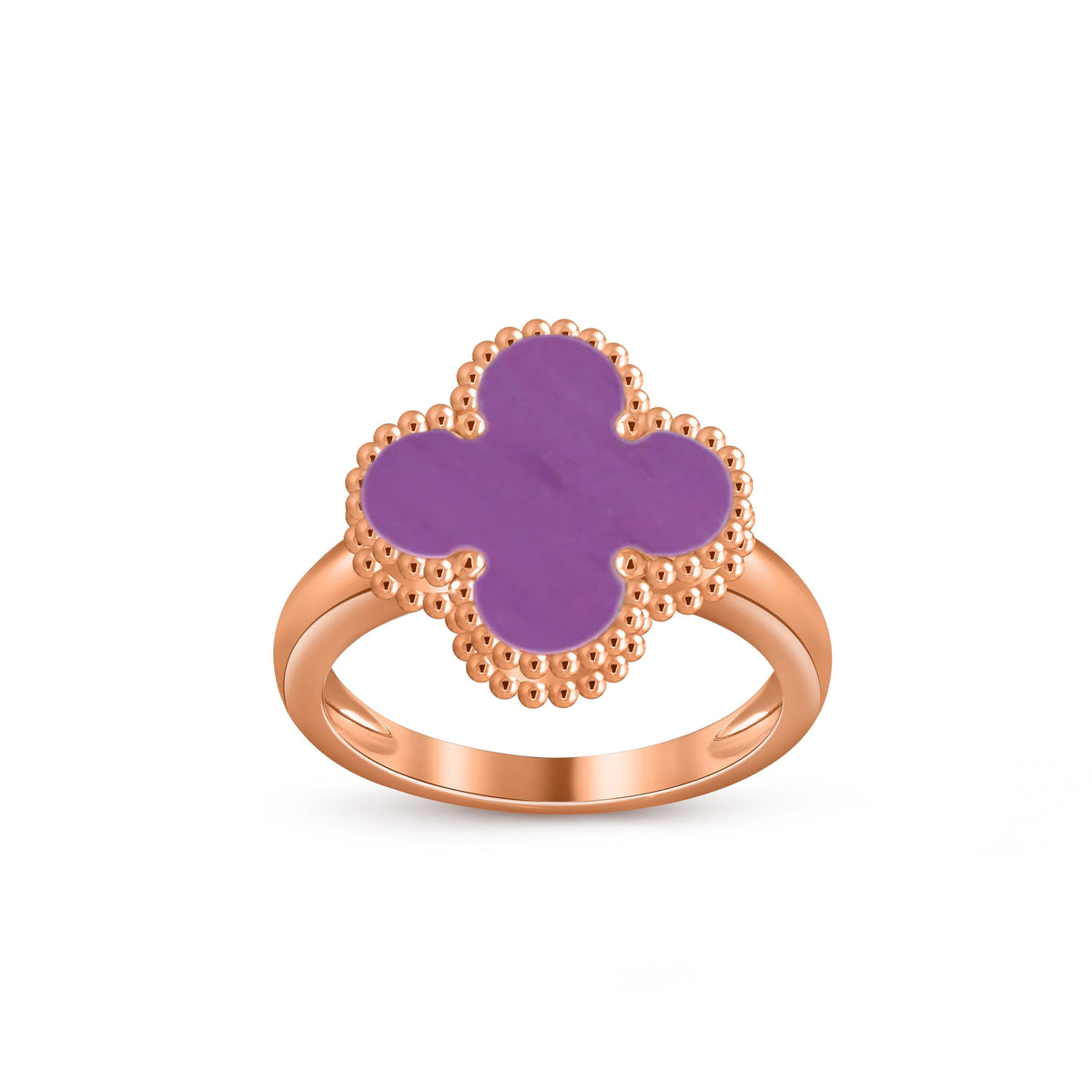 [Cadisa]CLOVER RING ROSE GOLD COLLECTION