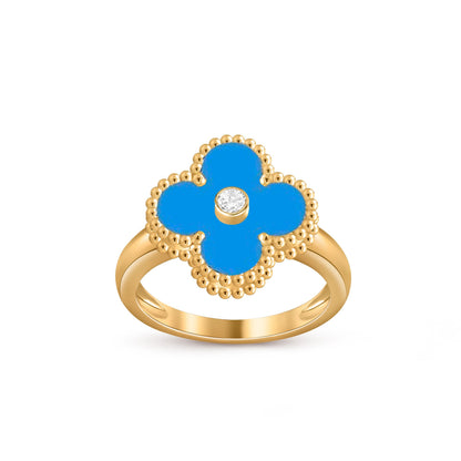 [Cadisa]CLOVER DIAMOND RING GOLD COLLECTION