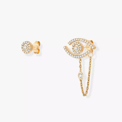 [Cadisa]Lucky Eye Diamond Earrings