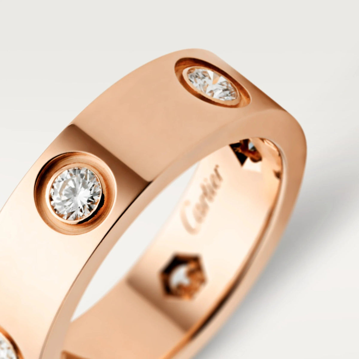 [Cadisa] LOVE 5.5MM 6 DIAMOND RING